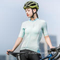 Carvico Fabric Women's Laser Cut Cycling Shory Jersey